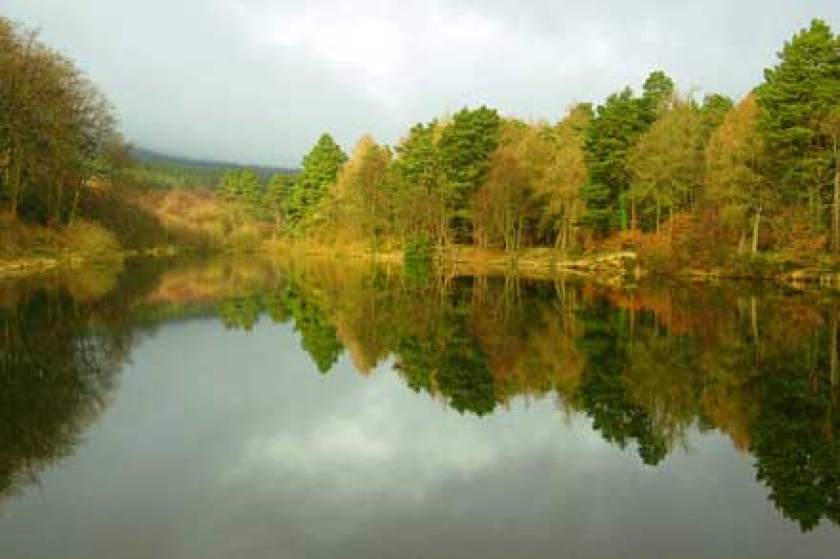 Picture of the Cwm Clydach reservoir